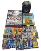 MIXED TRADING CARDS: To include Pokemon, Digimon and One Piece