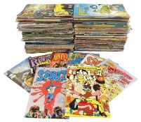 Box of Eclipse and Image etc comics
