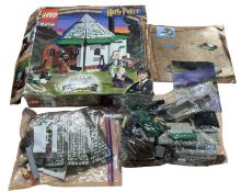 A boxed lego 4707 set, Harry Potter - Hagrid's Hut. Replacement bags, minifigures present (unchecked