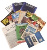 Football Ephemera: 1960/70s Tottenham Hotspur Programmes etc