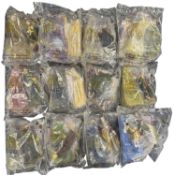 A group of bagged Lord of the Rings promotional figures from Burger King