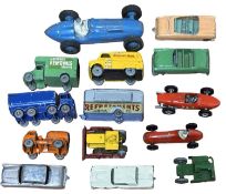 A small collection of playworn die-cast, to include Dinky and Lesney