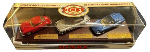 A boxed Matchbox 'Dinky Collection' Classic Sports car model set