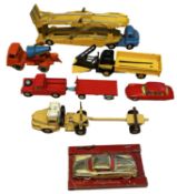 A mixed collection of unboxed Corgi and Dinky toys, to include: - Corgi Major Bedford Carrimor