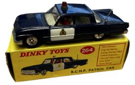 A boxed Dinky 264 R.C.M.P Patrol Car