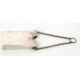 An Edwardian silver card holder of plain rectangular form, suspended from a silver oval link chain - Image 3 of 6