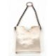An Edwardian silver card holder of plain rectangular form, suspended from a silver oval link chain - Image 2 of 6