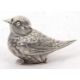 A white metal bird formed salt condiment, stamped 925, the naturalistic model bird with a hinged - Image 4 of 7