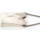 An Edwardian silver card holder of plain rectangular form, suspended from a silver oval link chain - Image 4 of 6
