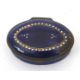 Mixed Lot: A Georgian enamel Bilston patch box, circa 1780 of oval form, the cover with dark blue - Image 15 of 16