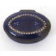 Mixed Lot: A Georgian enamel Bilston patch box, circa 1780 of oval form, the cover with dark blue - Image 13 of 16