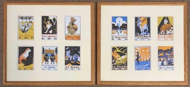 Karl Hagedorn (1889-1969), Shippers' Tickets, offset lithographs, Shippers tickets such as these