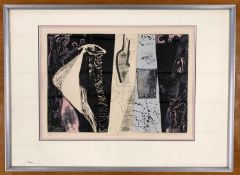 Alistair Grant RBA ARCA (1925-1997), 'Blue Interior', limited edition aquatint, signed, numbered
