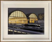 British, contemporary, 'King's Cross Station', limited edition screenprint, indistinctly signed,
