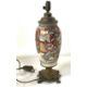 A Chinese crackle ware type vase converted into a lamp, vase 32cm high - Image 2 of 4
