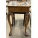 An early 20th Century lamp table, the top inset with a tapestry panel under glass, the body with a - Image 2 of 3