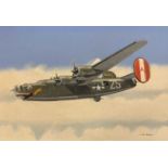 Mike Bailey (British, 20th century), 'Consolidated B24 Liberator 458th BG USAAF 'Boomerang'