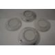 Group of four Japanese porcelain dishes Meiji period, two with floral designs and a further two with - Image 3 of 3