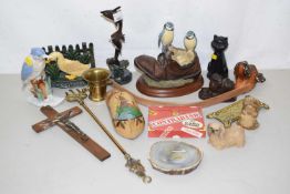 Assorted figurines and other items