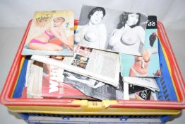 Quantity of erotic magazines