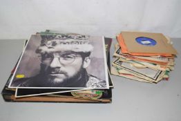 Quantity of assorted LP's and singles