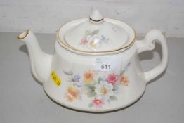 A Price Potteries Kensington floral decorated teapot