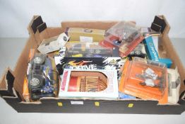 Box of assorted model cars and others