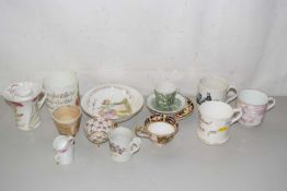 Assorted tea wares and ceramics