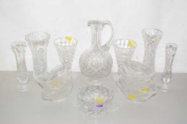 Quantity of assorted glass ware