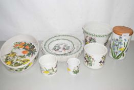 A quantity of Portmeirion Botanic Garden pottery