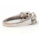 An 18ct diamond ring, set with round brilliant cut diamonds, total estimated approx. 0.36cts, with - Image 3 of 8