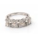 An 18ct diamond ring, set with round brilliant cut diamonds, total estimated approx. 0.36cts, with - Image 6 of 8