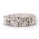 An 18ct diamond ring, set with round brilliant cut diamonds, total estimated approx. 0.36cts, with - Image 1 of 8