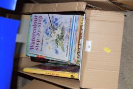 Books to include water colours and crafting