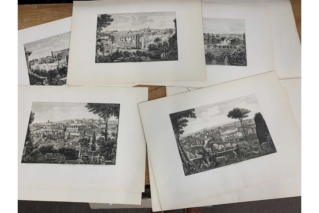 Rossini Luigi (1790-1857). 'I Sette Colli Di Roma Con Le Altre Parti Roma Anticae Moderna (The Seven - Image 3 of 3