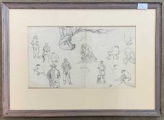 Attributed to Cornellis (Cor) Visser (Dutch, 1903-82), label on backboard inscribed 