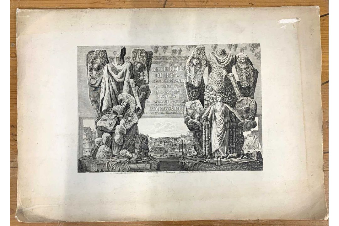 Rossini Luigi (1790-1857). 'I Sette Colli Di Roma Con Le Altre Parti Roma Anticae Moderna (The Seven - Image 1 of 3