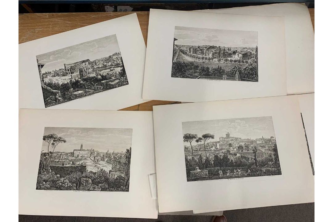 Rossini Luigi (1790-1857). 'I Sette Colli Di Roma Con Le Altre Parti Roma Anticae Moderna (The Seven - Image 2 of 3