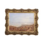 William James Muller (1812-1845), 'Bay of Pouzzuoli', pencil and watercolour, 55x40cm, framed and