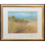 George Craig Spence (Scottish, b.1931), 'East Coast Scotland', gouache, signed, dated '89 on