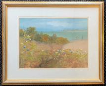 George Craig Spence (Scottish, b.1931), 'East Coast Scotland', gouache, signed, dated '89 on