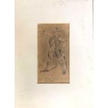 Edward Tennyson Reed (1860-1933), "The Premier Chanting, 'Scots wha hae at the Bazaar", pencil