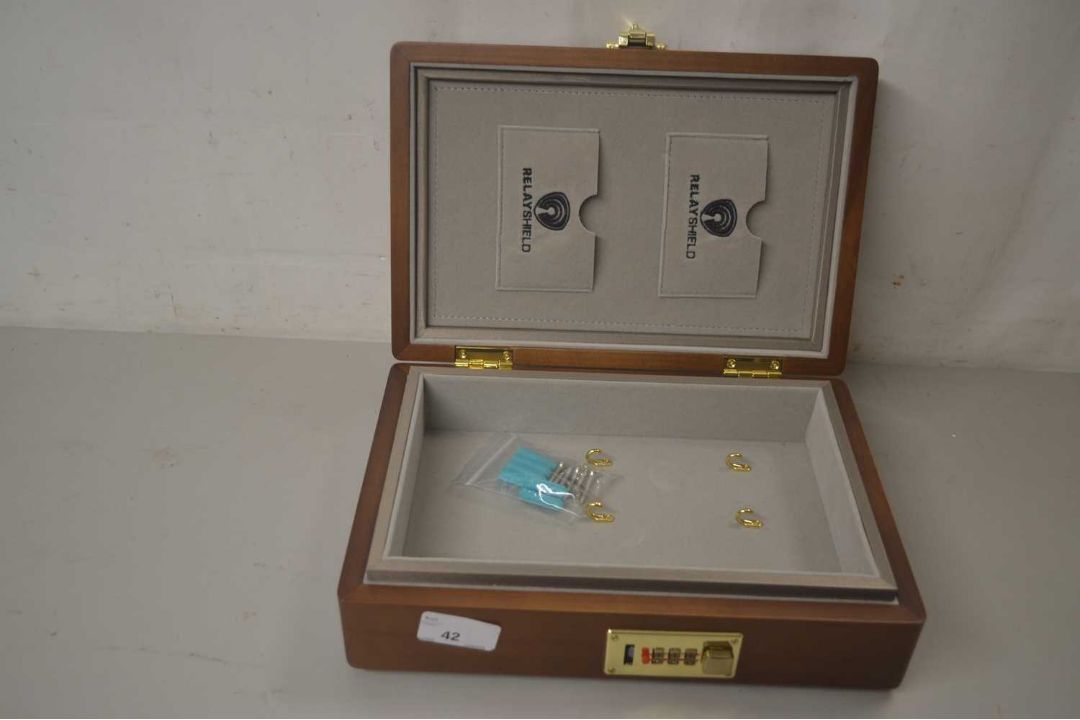 Small briefcase key cuboard
