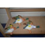 Three Beswick ware ducks no's 5963,5964,5962