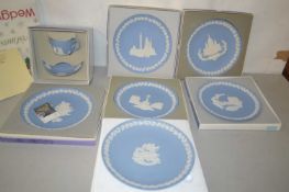 Qty of Wedgewood including blue Jasper cup and saucer in original box and Wedgewood collectors