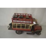Model of an early 20th century London bus