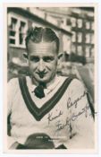 John Herbert ‘Jack’ Crawford. Mono real photograph postcard of Crawford, head and shoulders