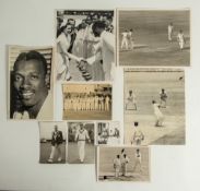 West Indies 1950s/1960s. A selection of nine original mono/ sepia press and candid photographs.