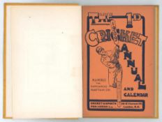 ‘The Cricket Annual and Calendar 1909 and 1910’. Cricket & Sports Publishers Ltd, Cannon Street,