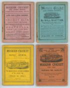 ‘Wm. Whittam’s Modern Cricket and Other Sports’ 1883-1886. Four issues for years 1883 (first year)